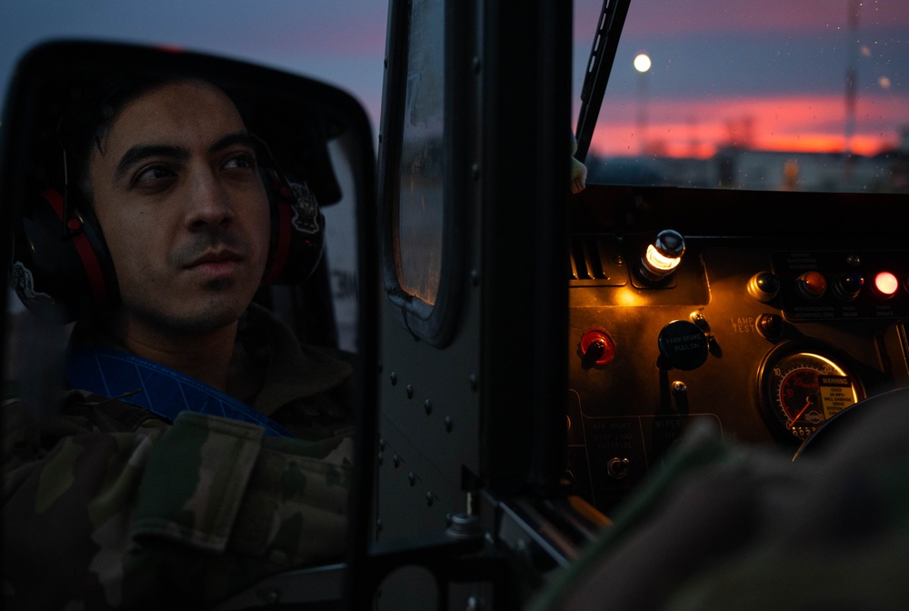 C130 wing replacement delivery at Ramstein