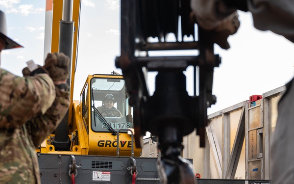 C130 wing replacement delivery at Ramstein