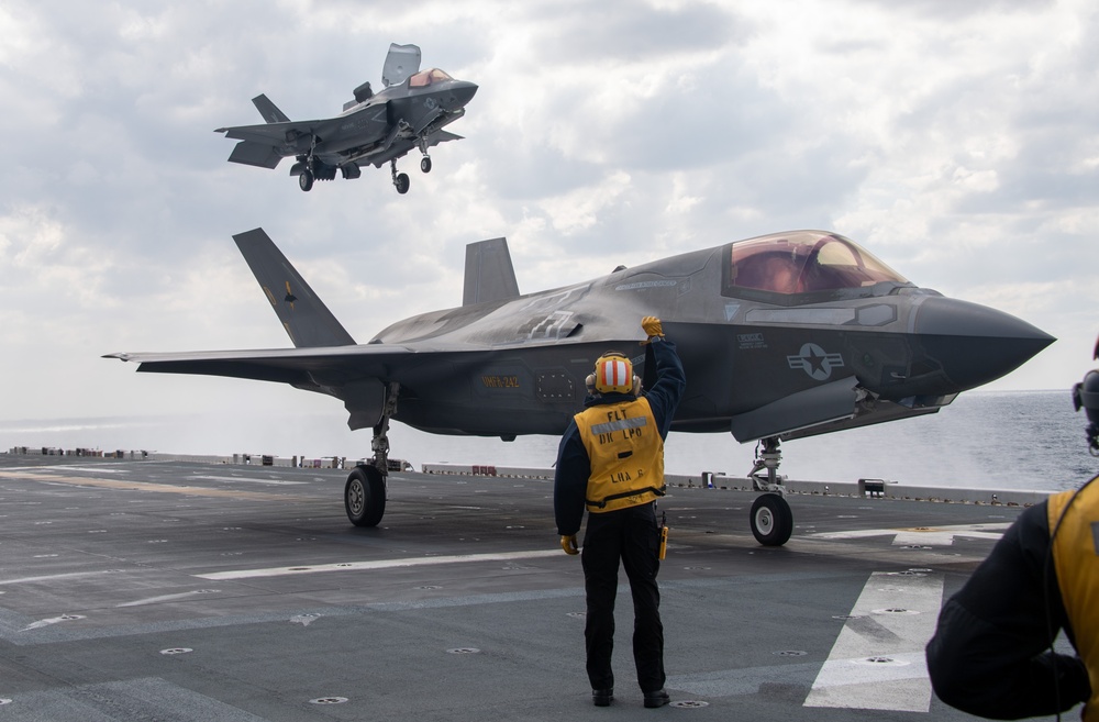 USS America (LHA 6) Conducts Flight Operations