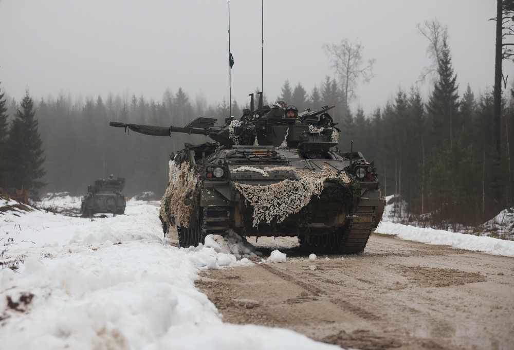 5-7 Cav assist NATO Forces with Training during Exercise Winter Camp