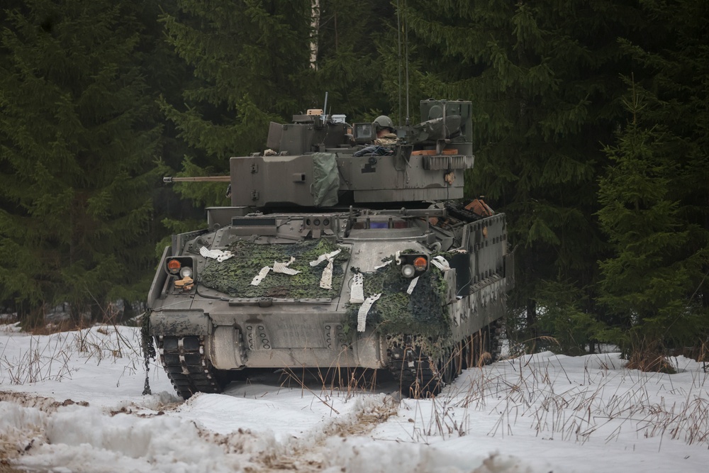 5-7 Cav assist NATO Forces with Training during Exercise Winter Camp