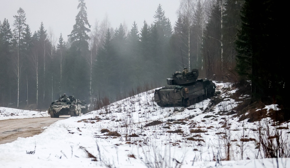 5-7 Cav assist NATO Forces with Training during Exercise Winter Camp