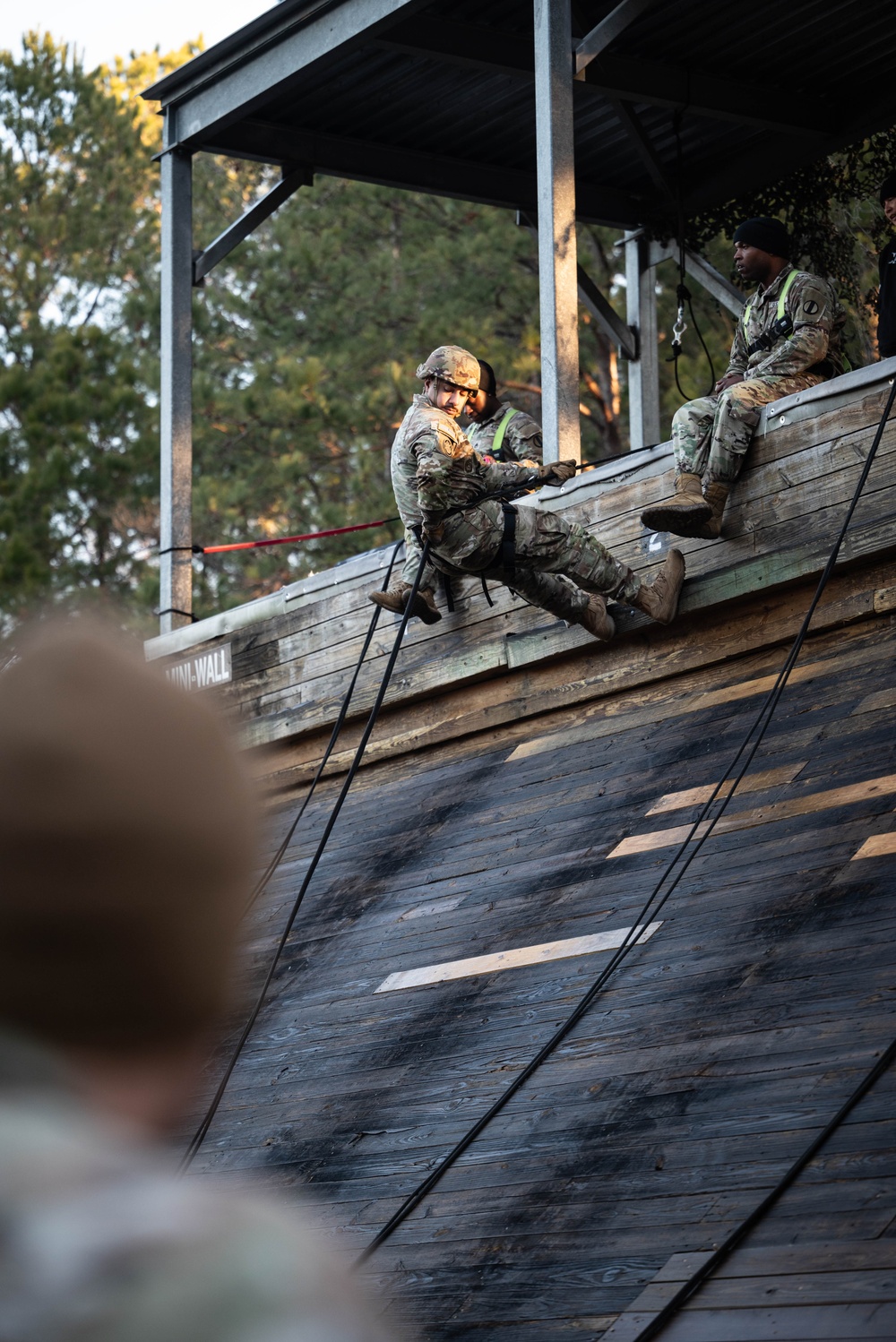 Drill Sergeant Candidates Tackle Victory Tower