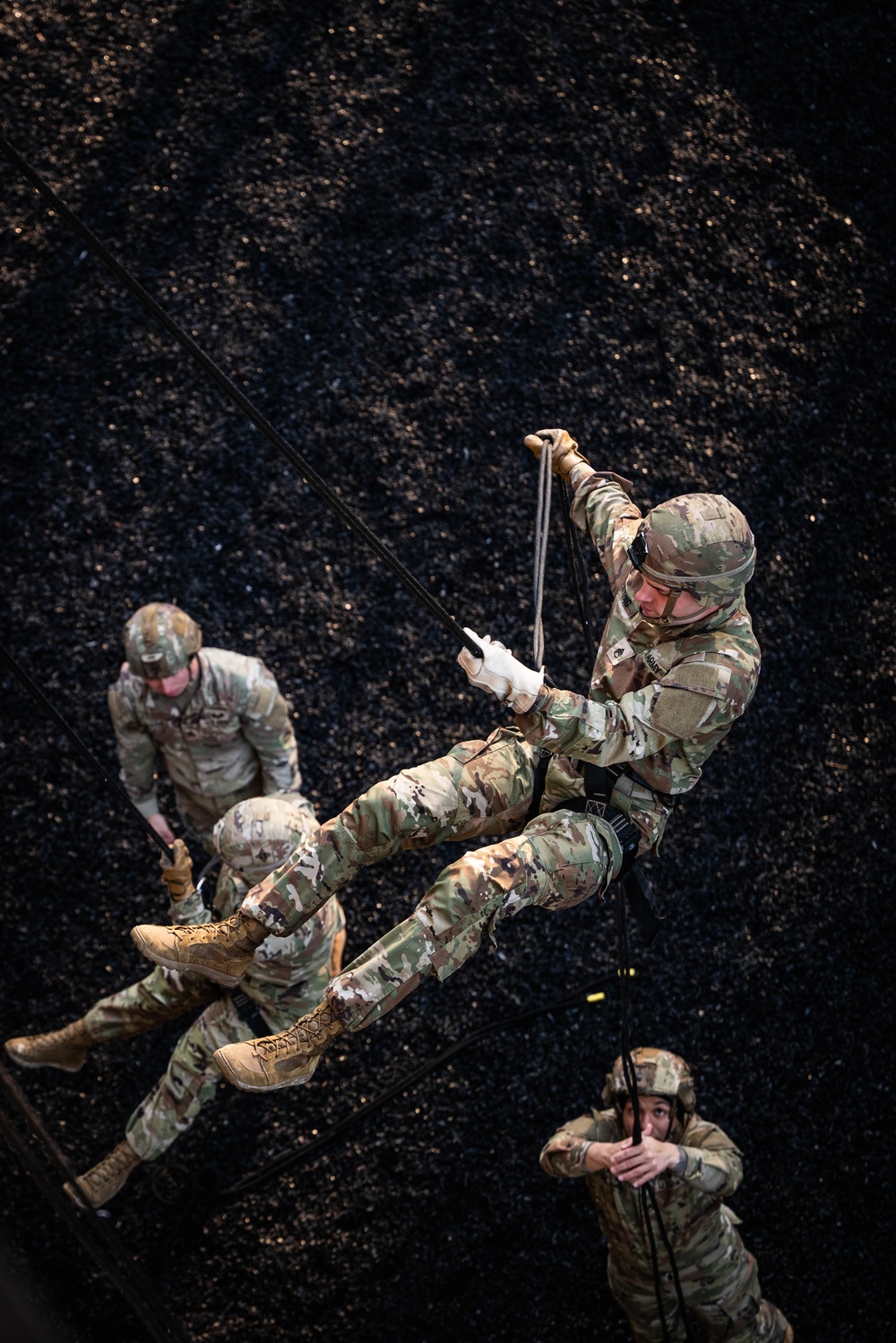 Drill Sergeant Candidates Tackle Victory Tower