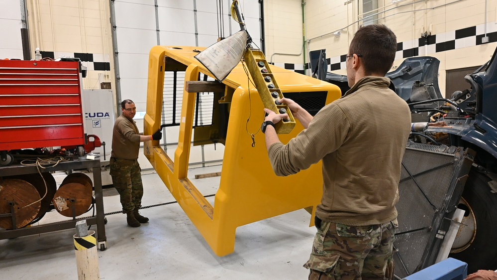 119th LRS Replaces Snow Blower Engine