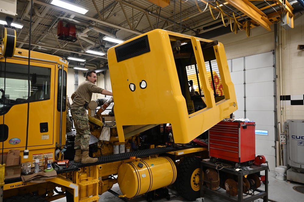 119th LRS Replaces Snow Blower Engine