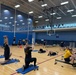 21JAN25 sailors of Navy Band Northeast participate in an All hands PT session