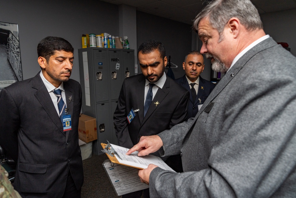 Royal Air Force of Oman visits Keesler AFB schoolhouse