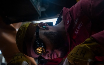 Sailor Uses Plasma Cutter For Shipboard Repairs