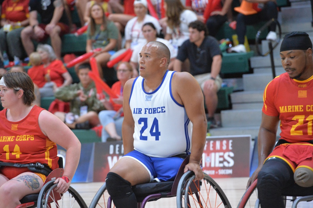 Wheelchair Basketball Warrior Games 2024