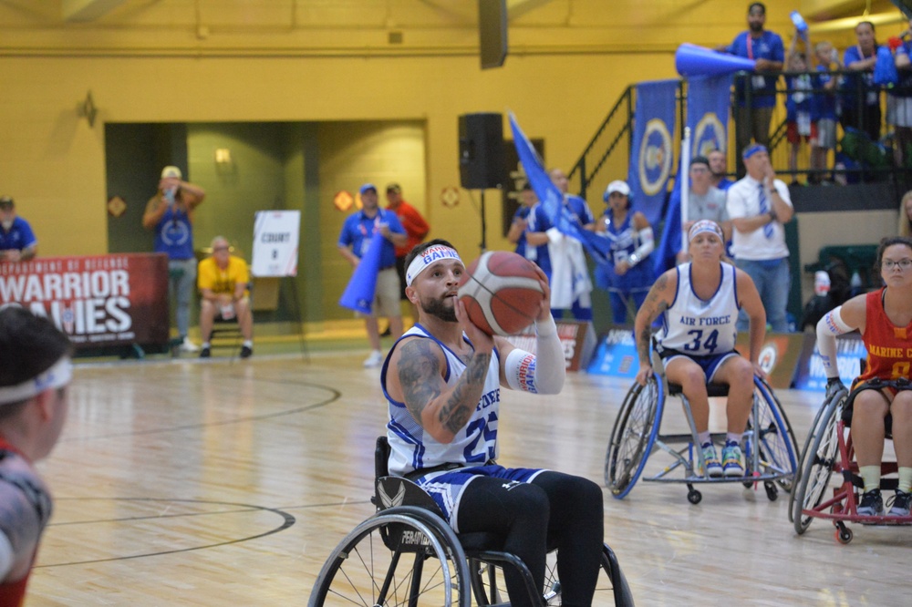 Wheelchair Basketball Warrior Games 2024