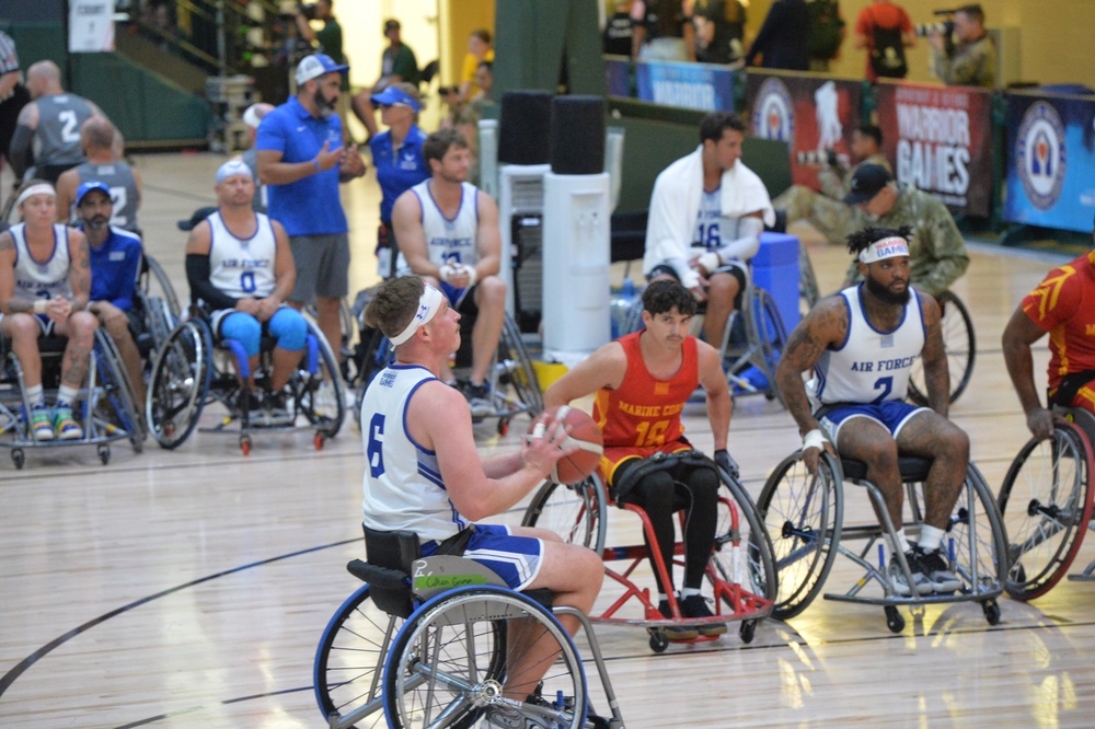 Wheelchair Basketball Warrior Games 2024