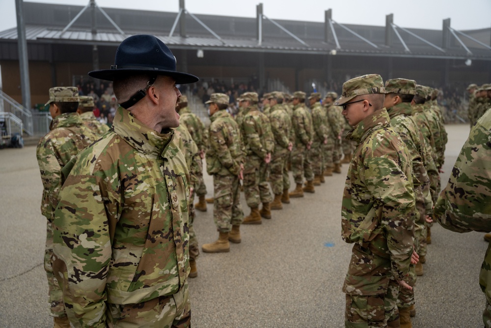 Department of the Air Force BMT Coin and Retreat Ceremony -- 29 January 2025