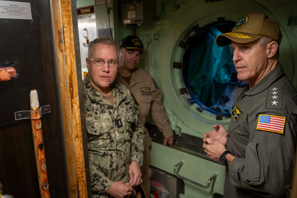 U.S. Pacific Fleet Commander Adm. Steve Koehler Visits USS Montana (SSN 794)