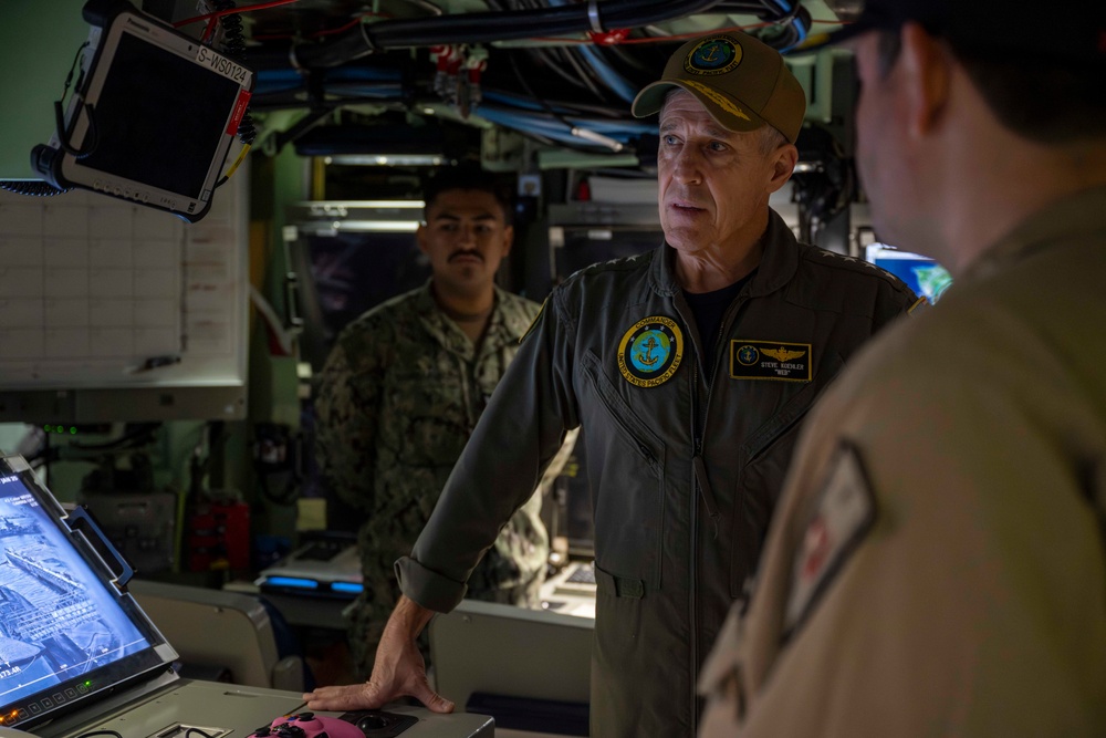 U.S. Pacific Fleet Commander Adm. Steve Koehler Visits USS Montana (SSN 794)