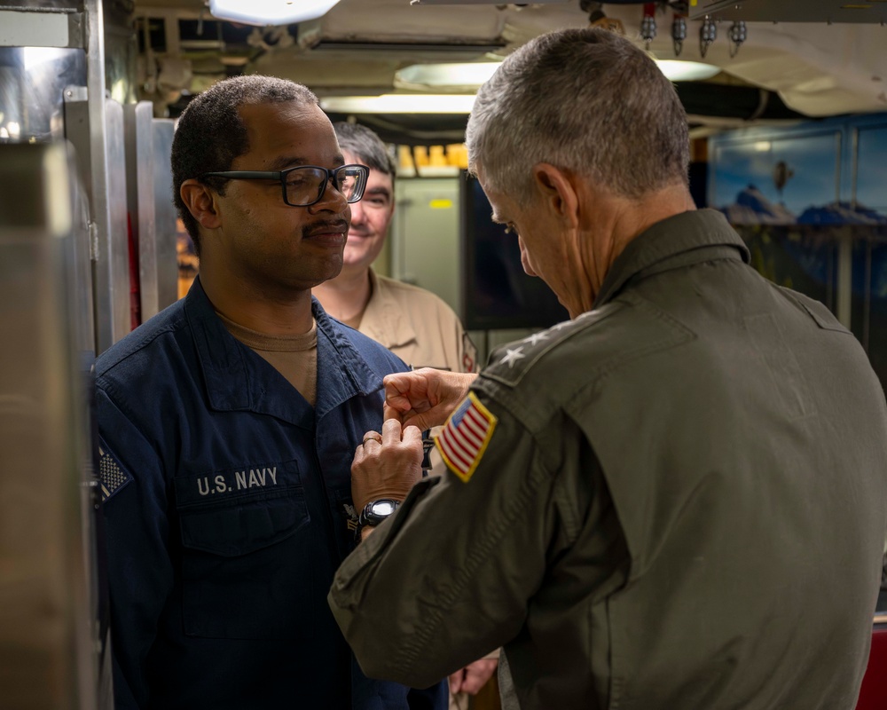 U.S. Pacific Fleet Commander Adm. Steve Koehler Visits USS Montana (SSN 794)