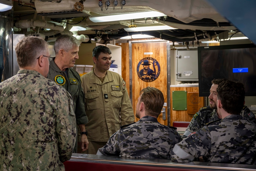 U.S. Pacific Fleet Commander Adm. Steve Koehler Visits USS Montana (SSN 794)