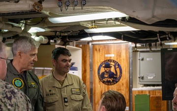 U.S. Pacific Fleet Commander Adm. Steve Koehler Visits USS Montana (SSN 794)