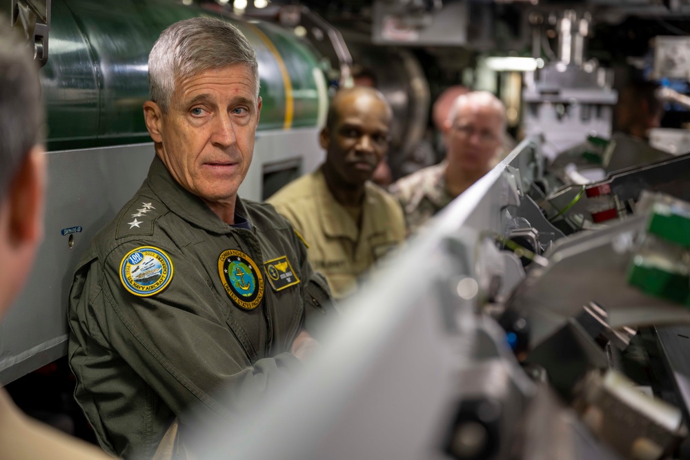 U.S. Pacific Fleet Commander Adm. Steve Koehler Visits USS Montana (SSN 794)