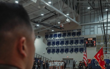 RSS Poway Marines attend Del Norte High School Military Appreciation Night