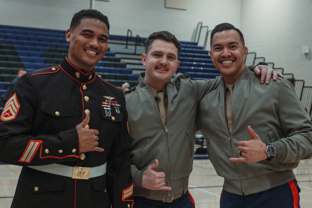 RSS Poway Marines attend Del Norte High School Military Appreciation Night