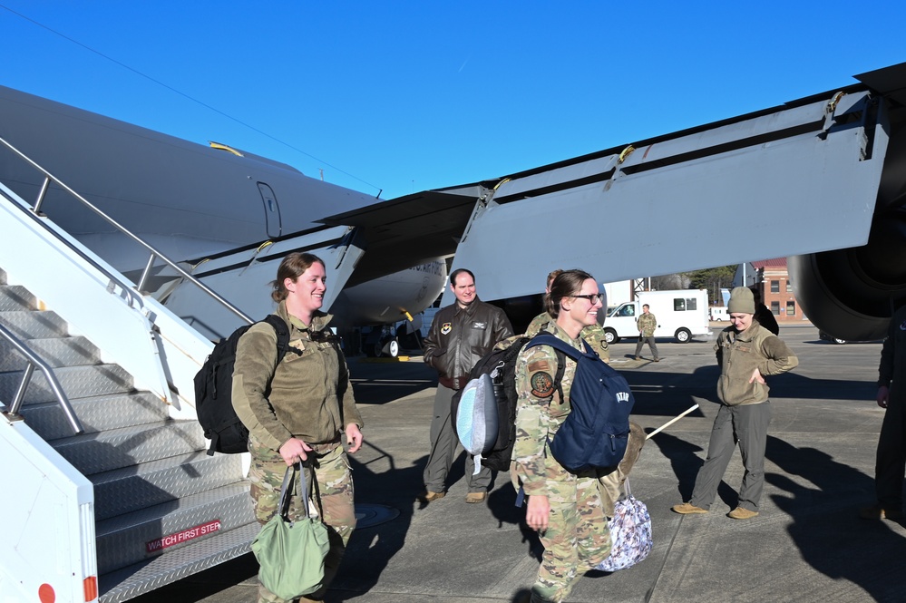 PACOM deployers return home