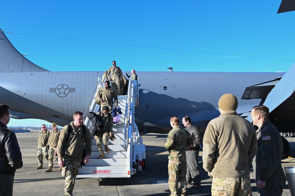 PACOM deployers return home