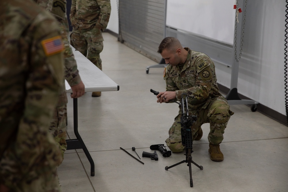 Competitors conduct pre-competition training in anticipation of the West Virginia Army National Guard Best Warrior Competition 2025