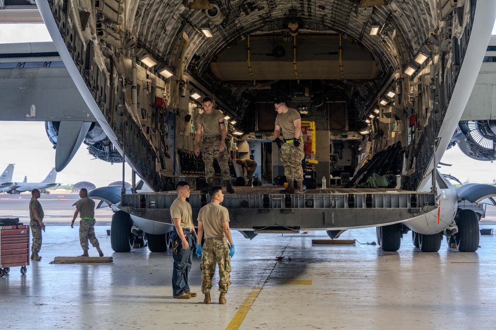 15th Maintenance Squadron works in tandem with the 154th Maintenance Squadron