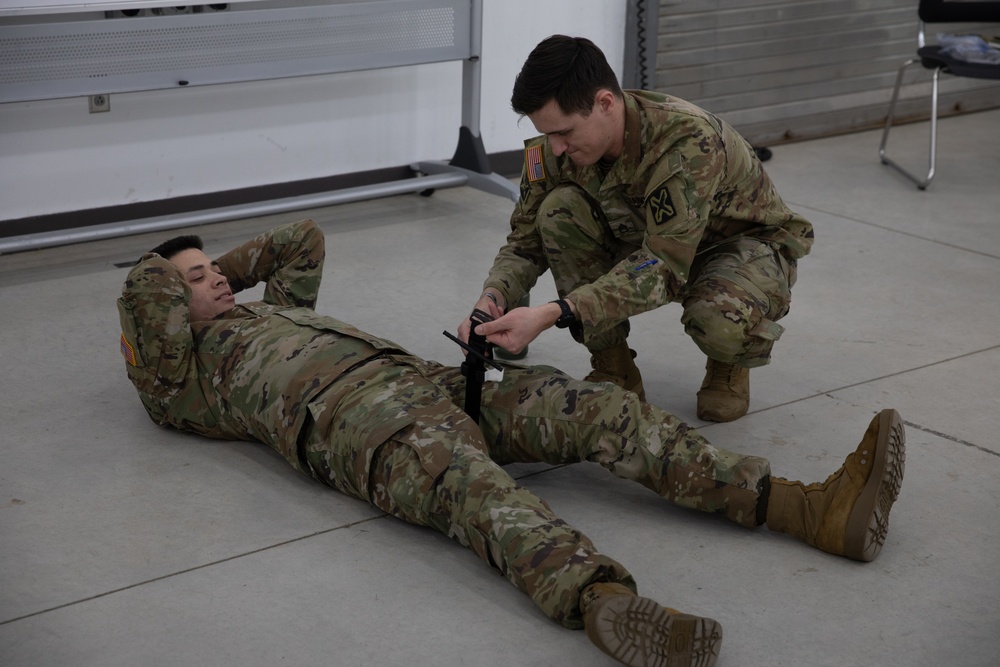 Competitors conduct pre-competition training in anticipation of the West Virginia Army National Guard Best Warrior Competition 2025