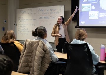 Carderock Hosts "Women in STEM" Event for Calvert County Students