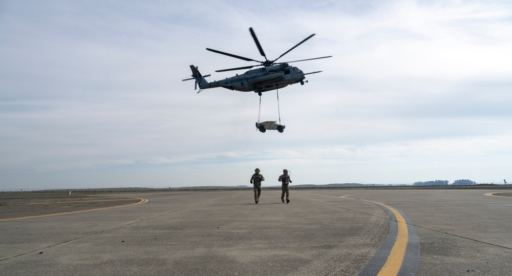 USAF, USMC team up for sling load