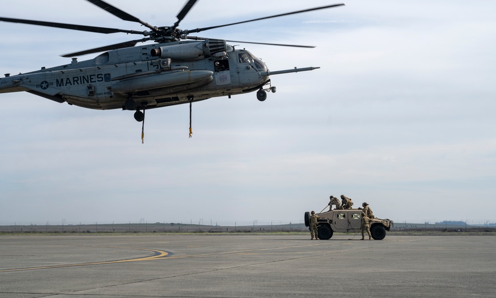 USAF, USMC team up for sling load