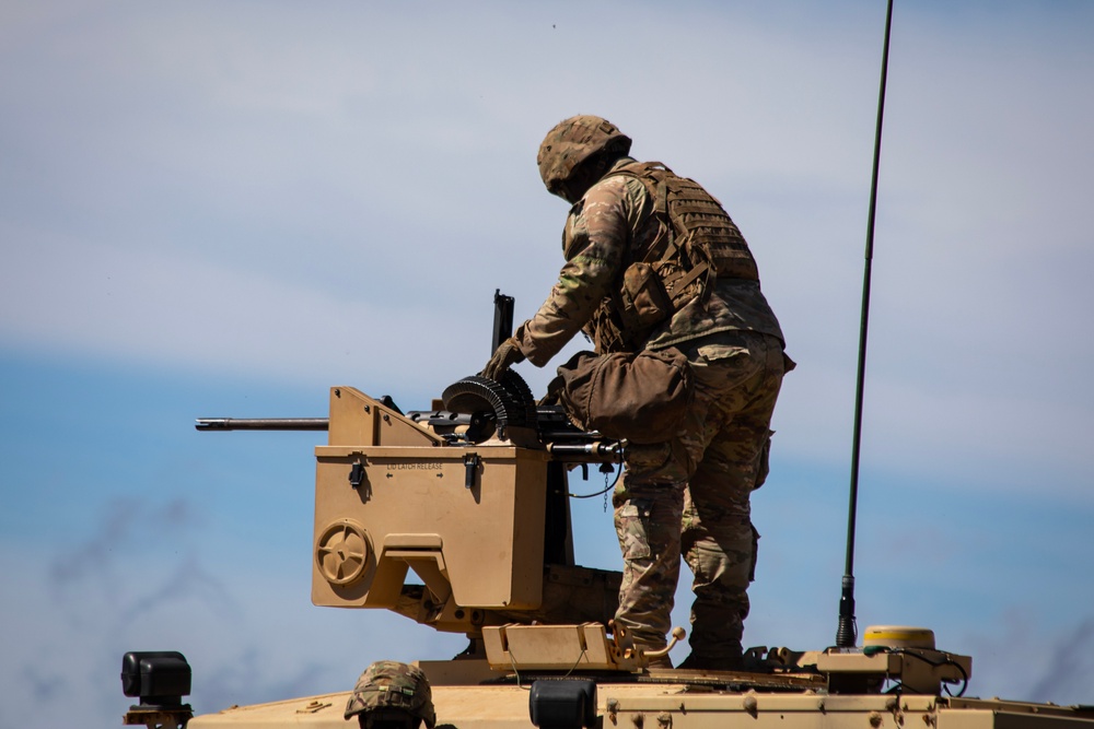 25th Division Sustainment Brigade Conducts Gunnery at PTA