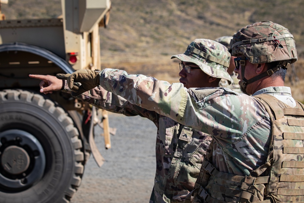 25th Division Sustainment Brigade Conducts Gunnery at PTA