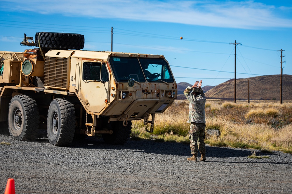 25th Division Sustainment Brigade Conducts Gunnery at PTA