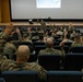 US Marines attend a special duty assignment brief