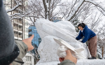 U.S. Navy Sailors Participate in the Sapporo Snow Festival 2025