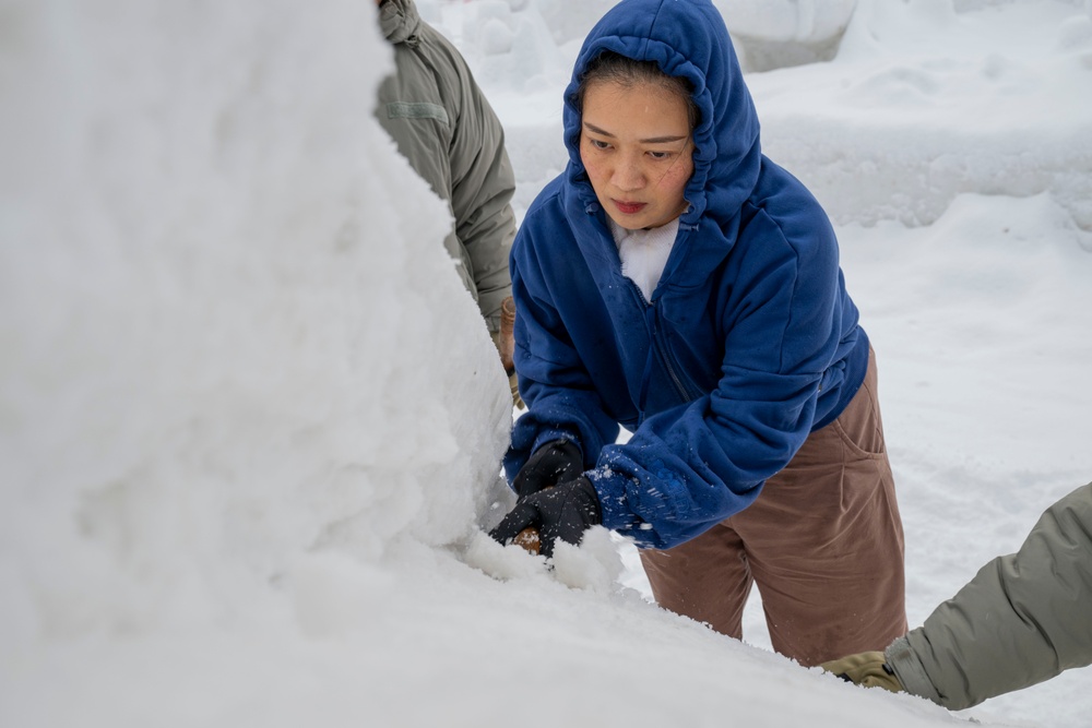 U.S. Navy Sailors Participate in the Sapporo Snow Festival 2025