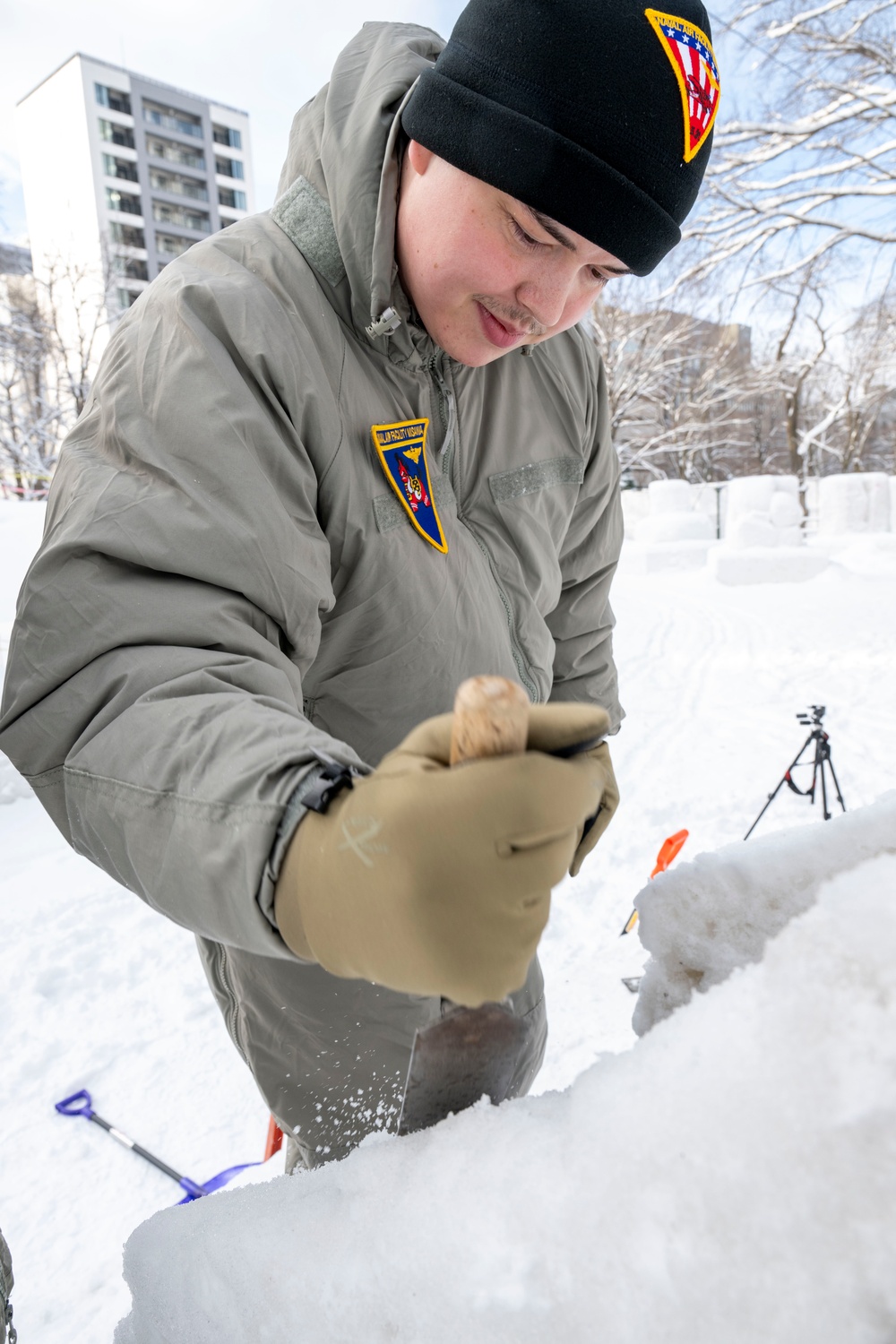 U.S. Navy Sailors Participate in the Sapporo Snow Festival 2025