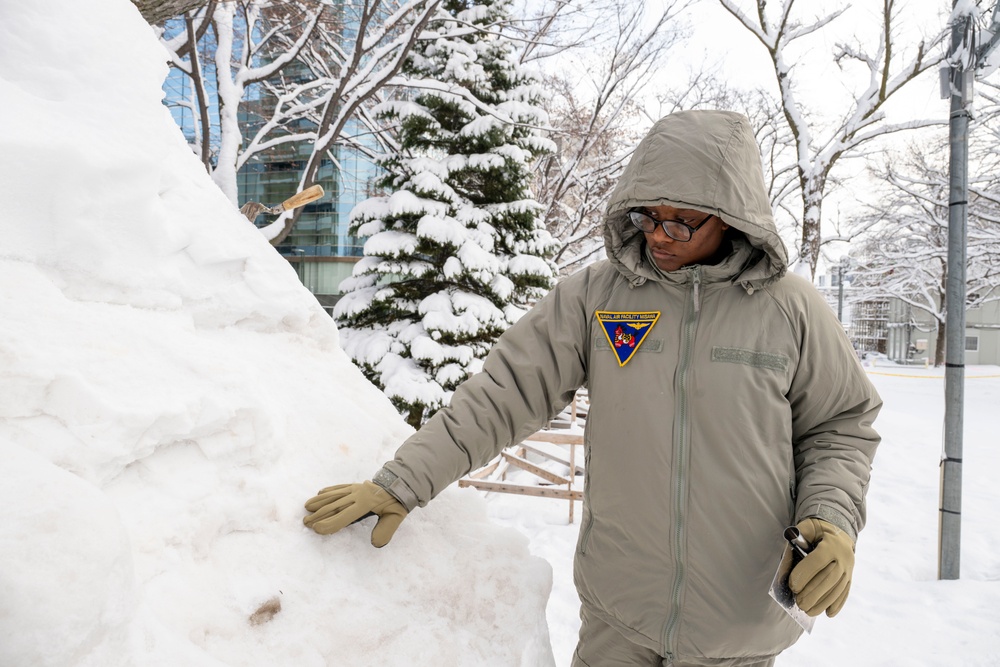 U.S. Navy Sailors Participate in the Sapporo Snow Festival 2025