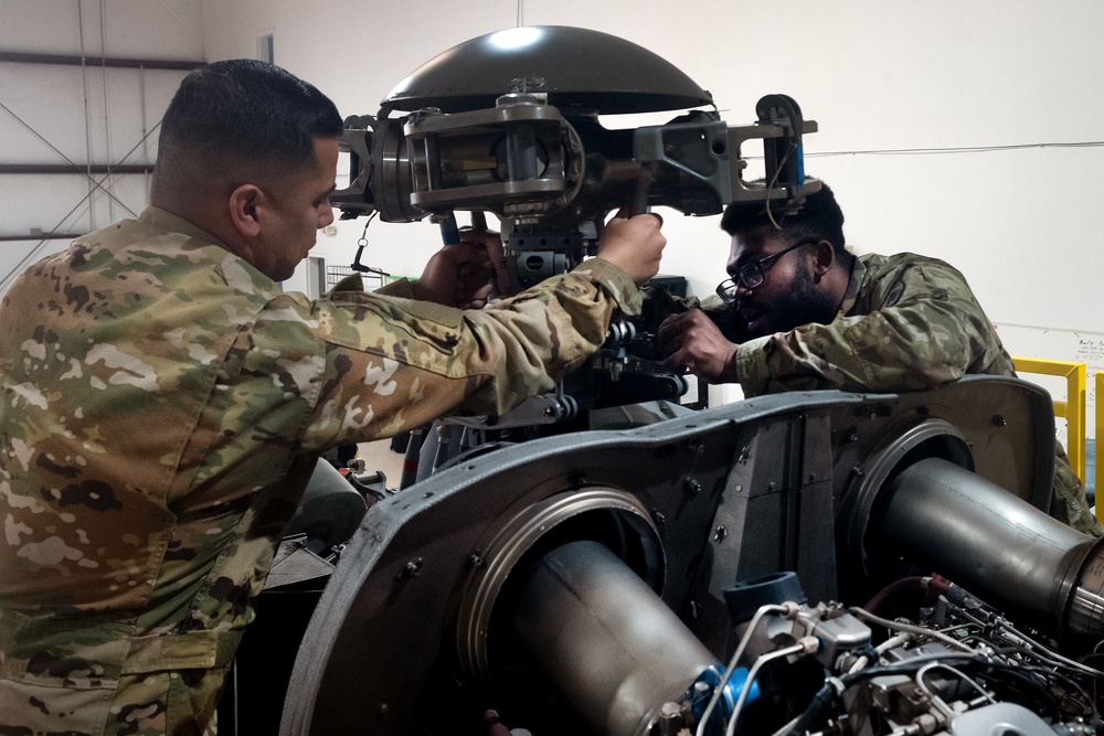 California Army National Guard provide aviation support