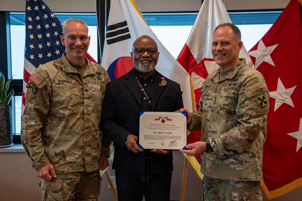 Meritorious Civilian Service Medal awards ceremony