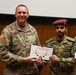 U.S. and GCC Eagle Resolve 2025 participants receive Information Operations Certificates of Appreciation from U.S. ER25 Exercise Director