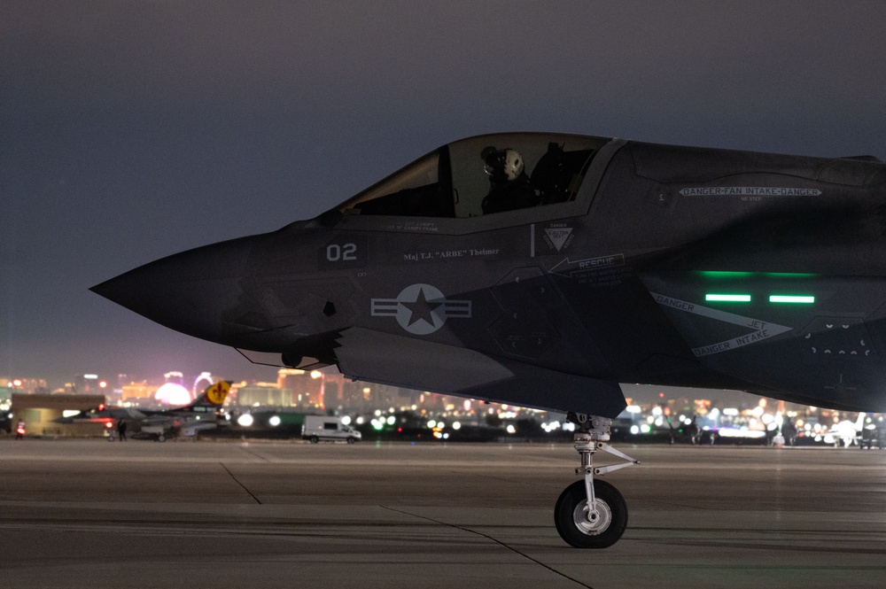 Red Flag-Nellis 25-1, Night Shots