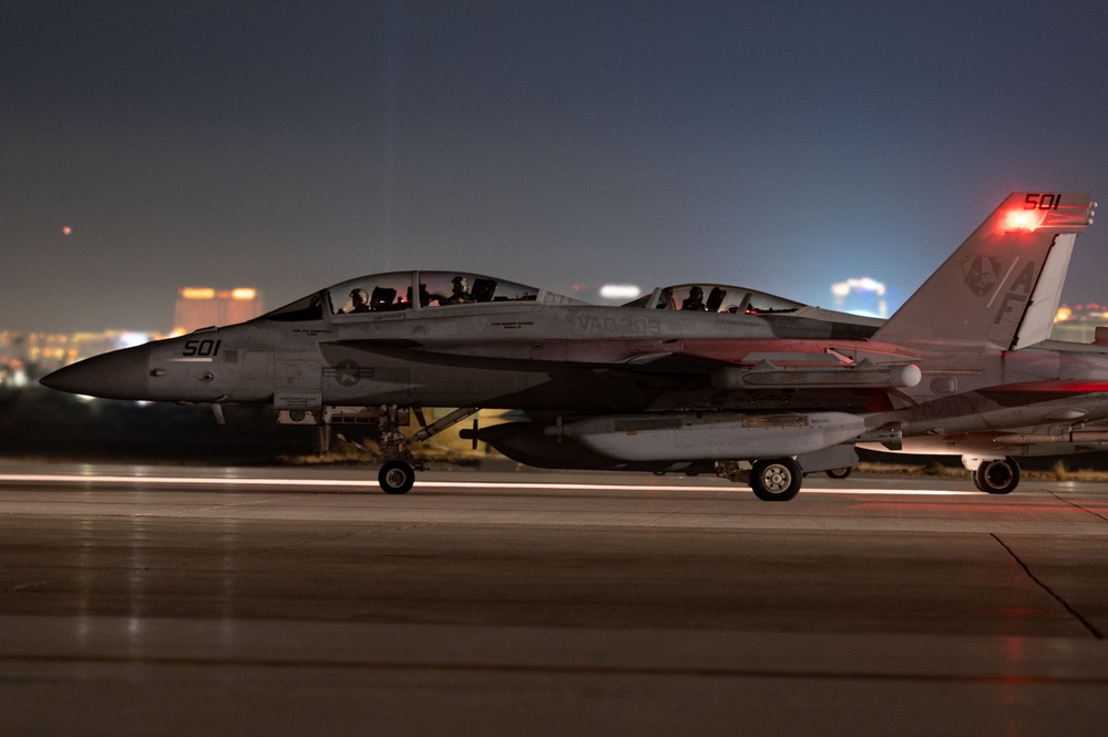 Red Flag-Nellis 25-1, Night Shots