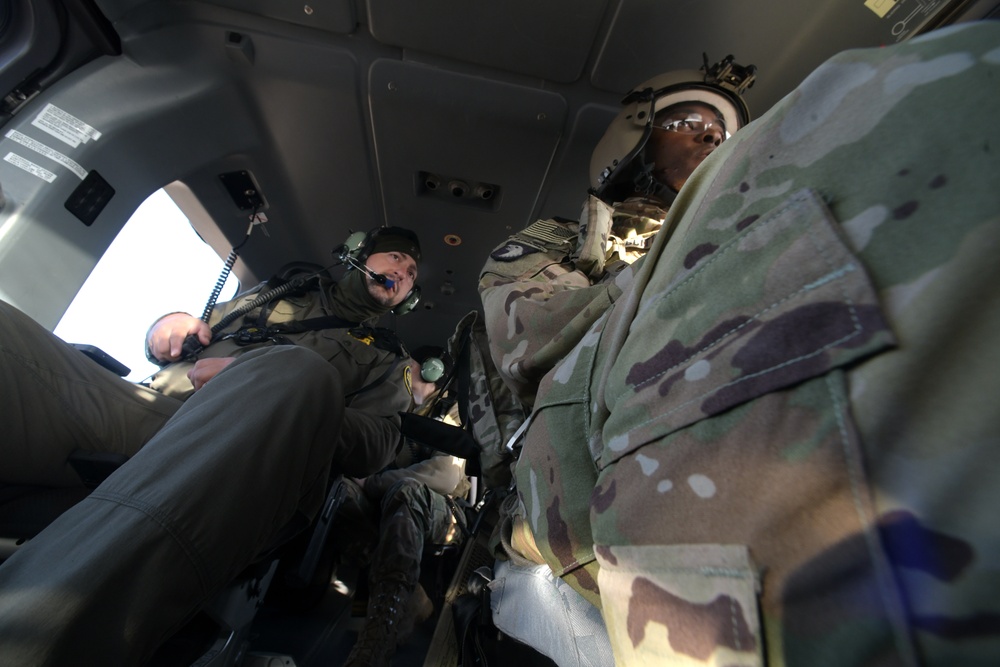 California Army National Guard provide aviation support at the southern border