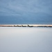 The snow covered airfield