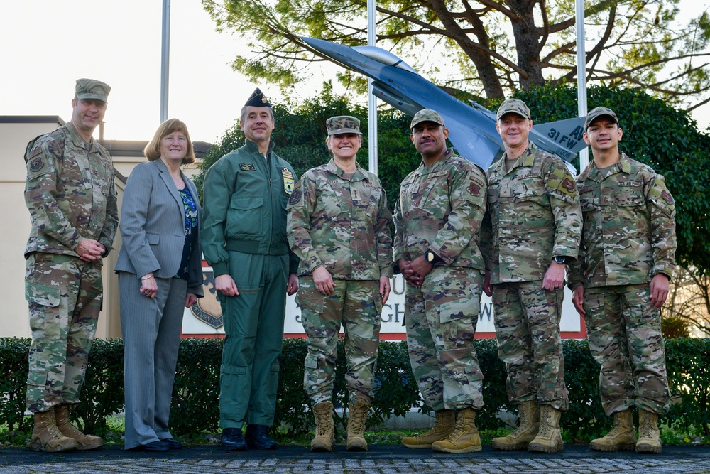 HAF/A1 and AFPC spread the word at Aviano Air Base