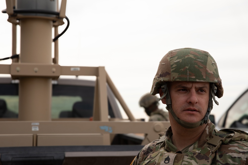 U.S. Soldiers supports border security operations
